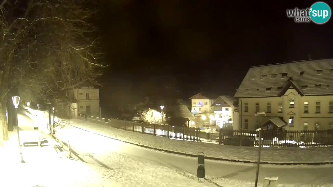 Tarvis webcam – Radweg und Mangart