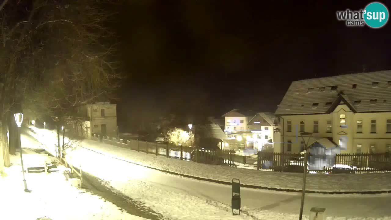 Tarvis webcam – Radweg und Mangart