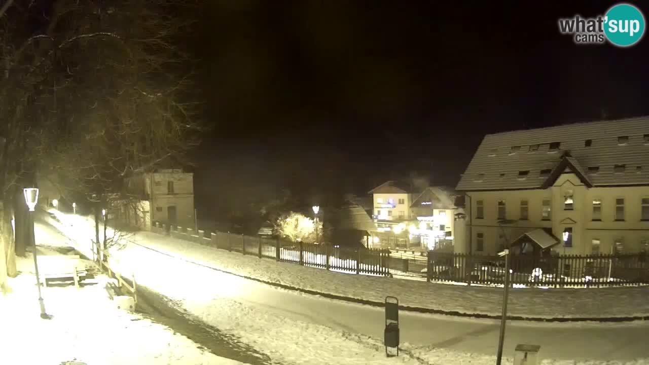 Tarvis webcam – Radweg und Mangart