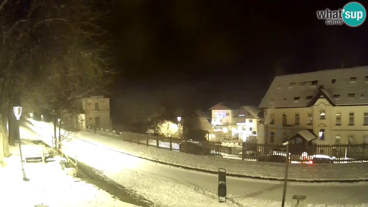 Tarvisio Live webcam – pista ciclabile e il gruppo del Mangart