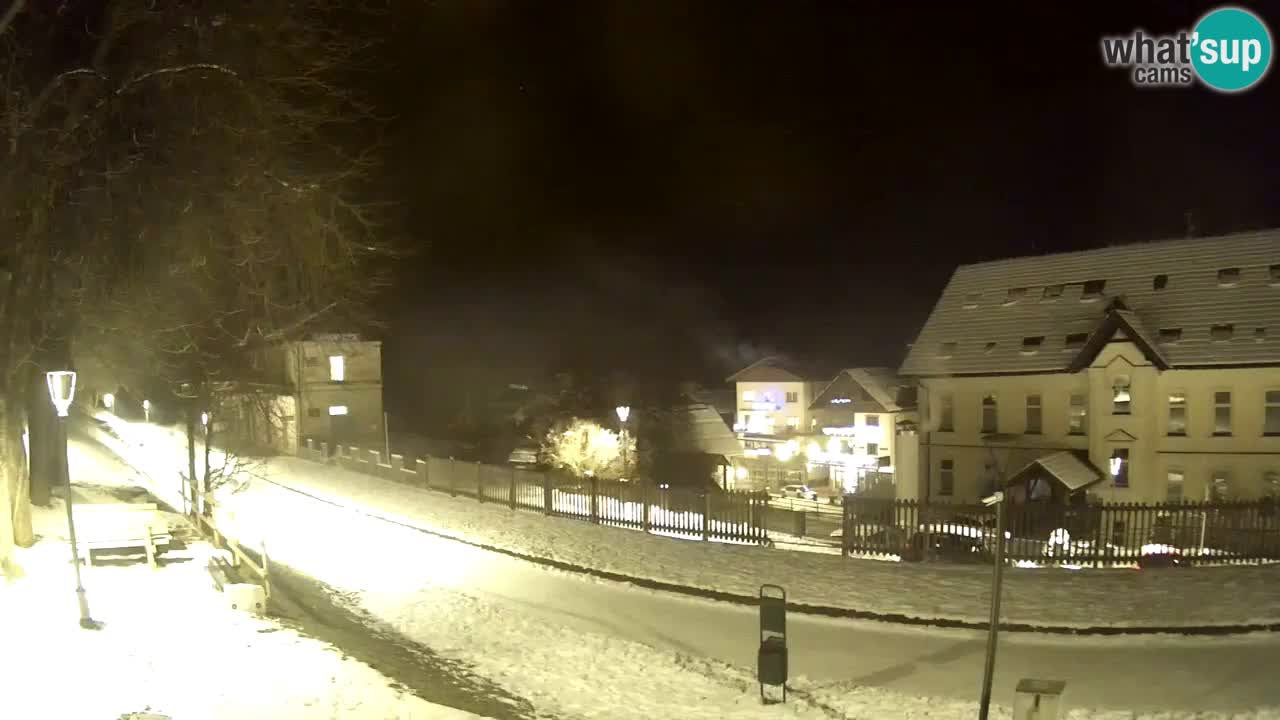 Tarvisio Live webcam – pista ciclabile e il gruppo del Mangart