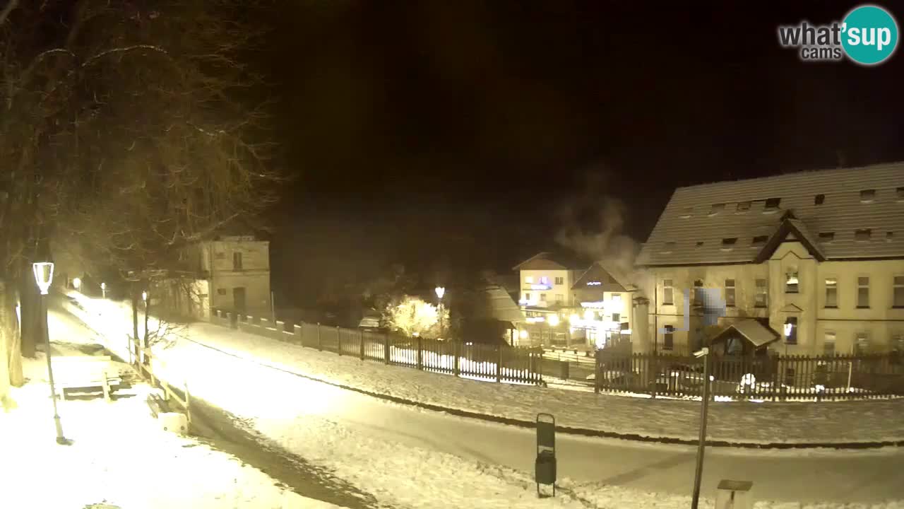 Tarvisio Live webcam – pista ciclabile e il gruppo del Mangart