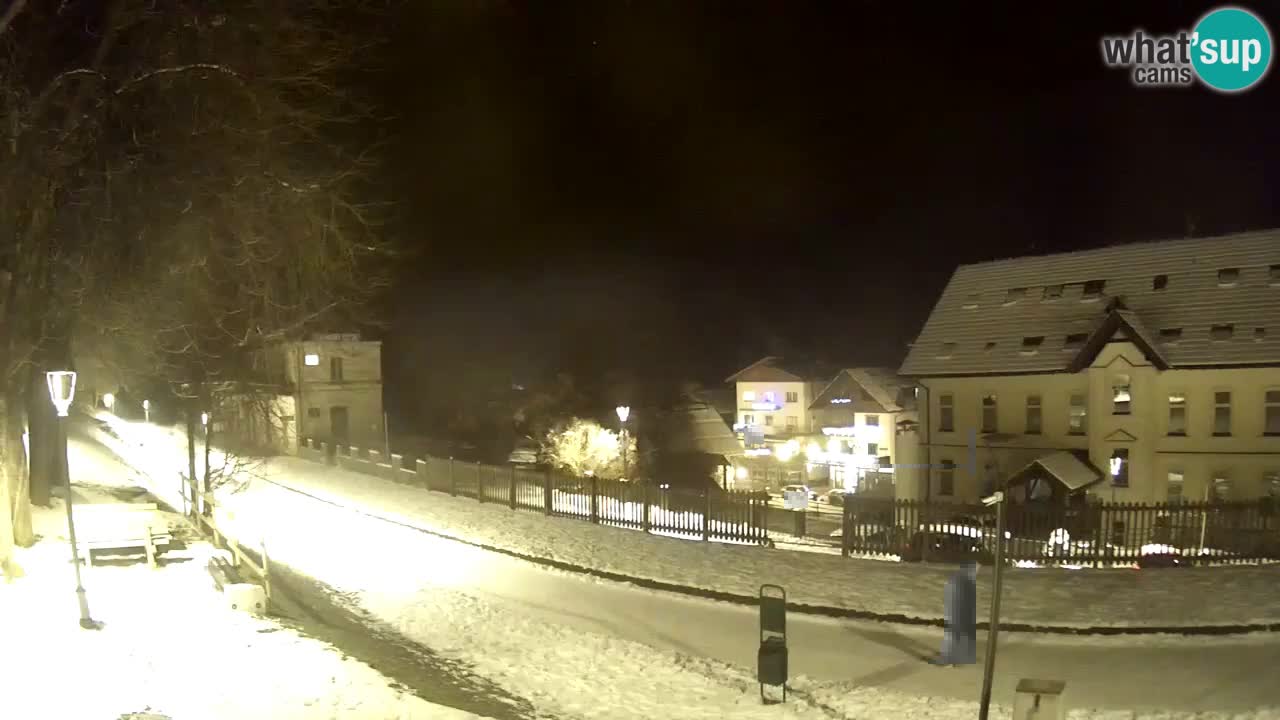 Tarvisio Live webcam – pista ciclabile e il gruppo del Mangart