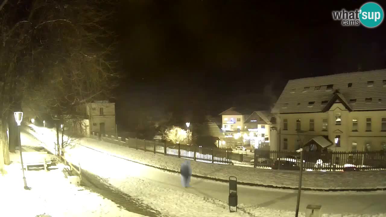 Tarvis webcam – Radweg und Mangart