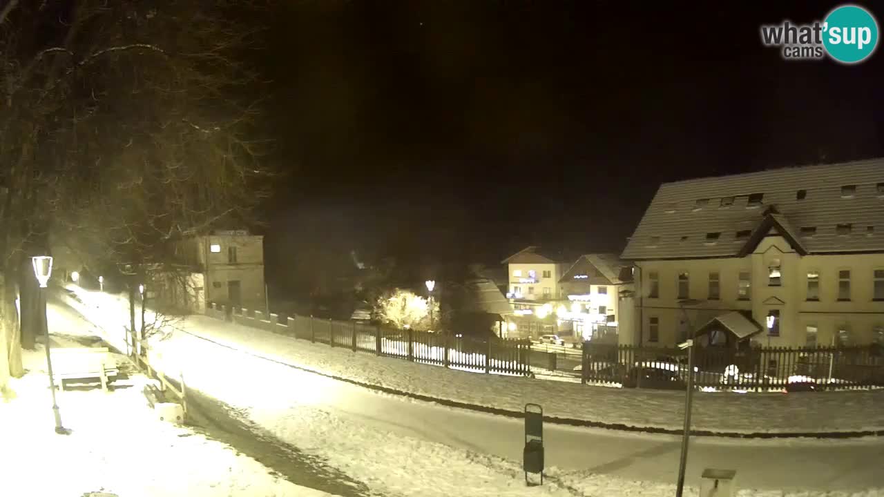 Tarvis webcam – Radweg und Mangart