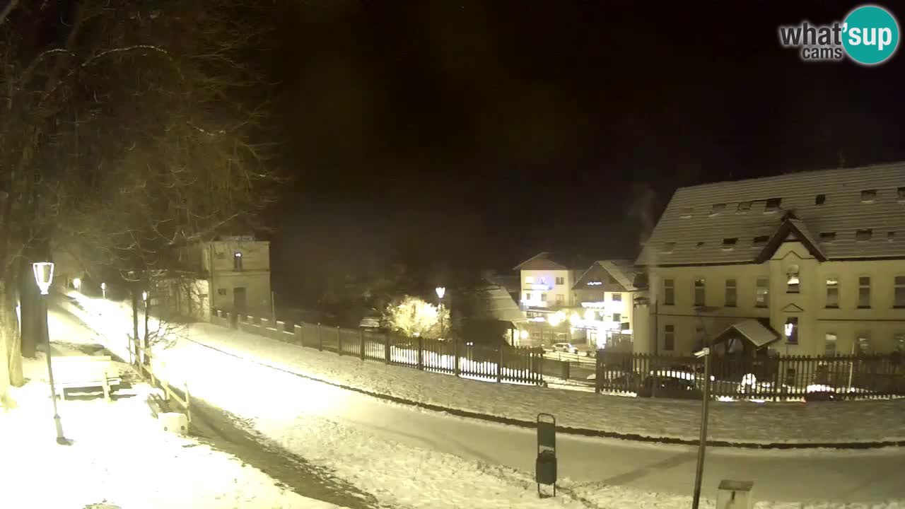 Tarvisio Live webcam – pista ciclabile e il gruppo del Mangart