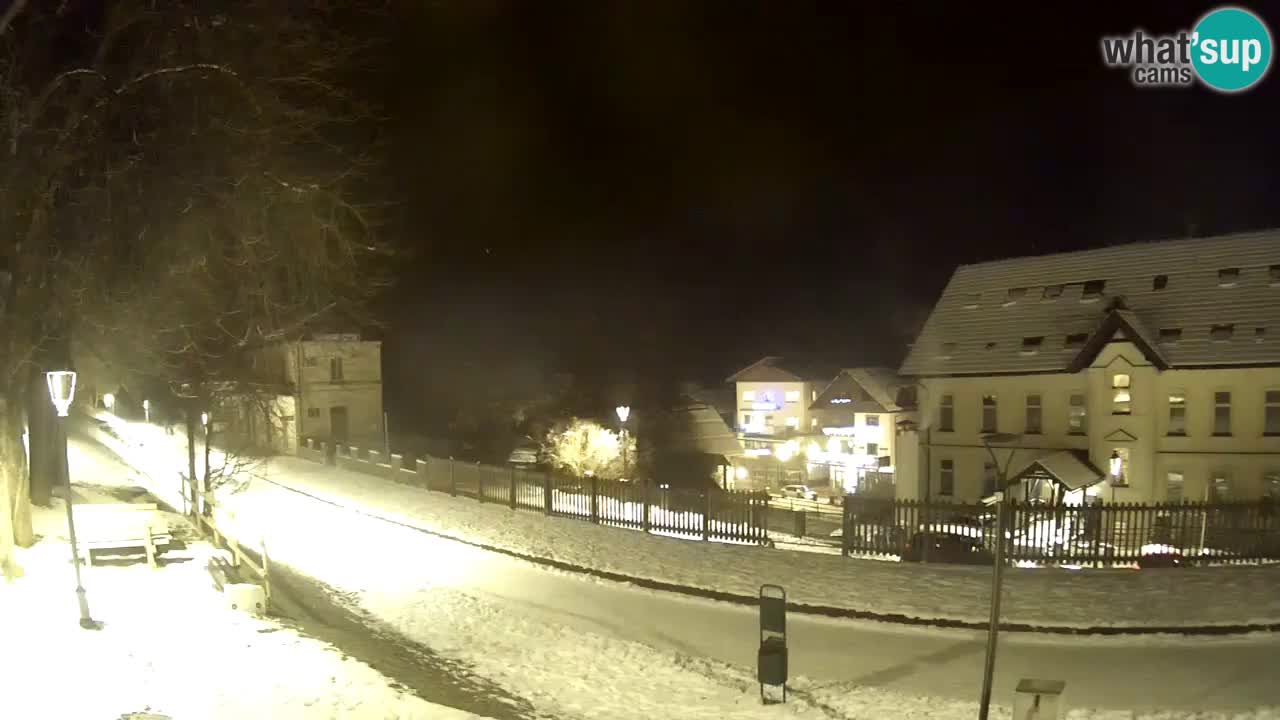 Tarvis webcam – Radweg und Mangart