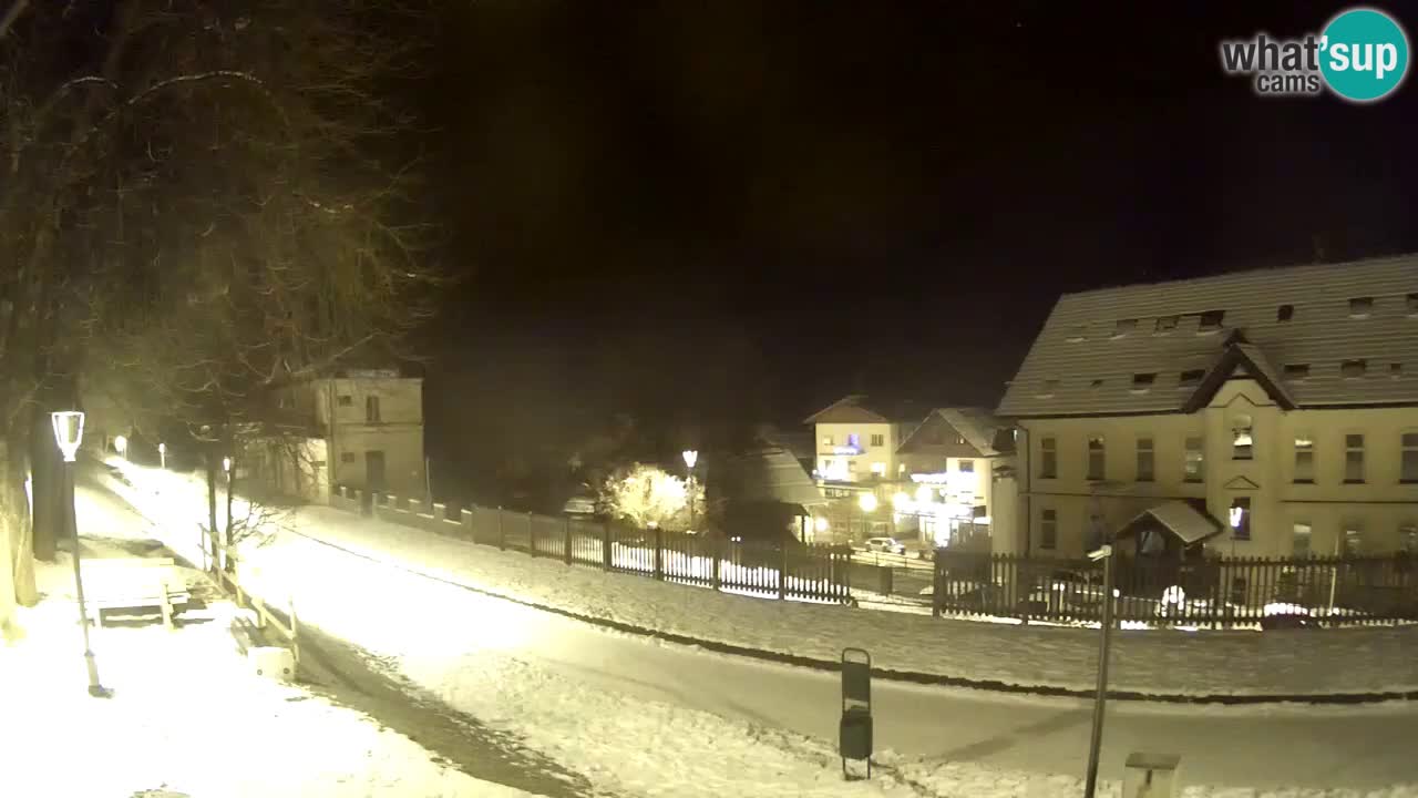 Tarvisio Live webcam – pista ciclabile e il gruppo del Mangart