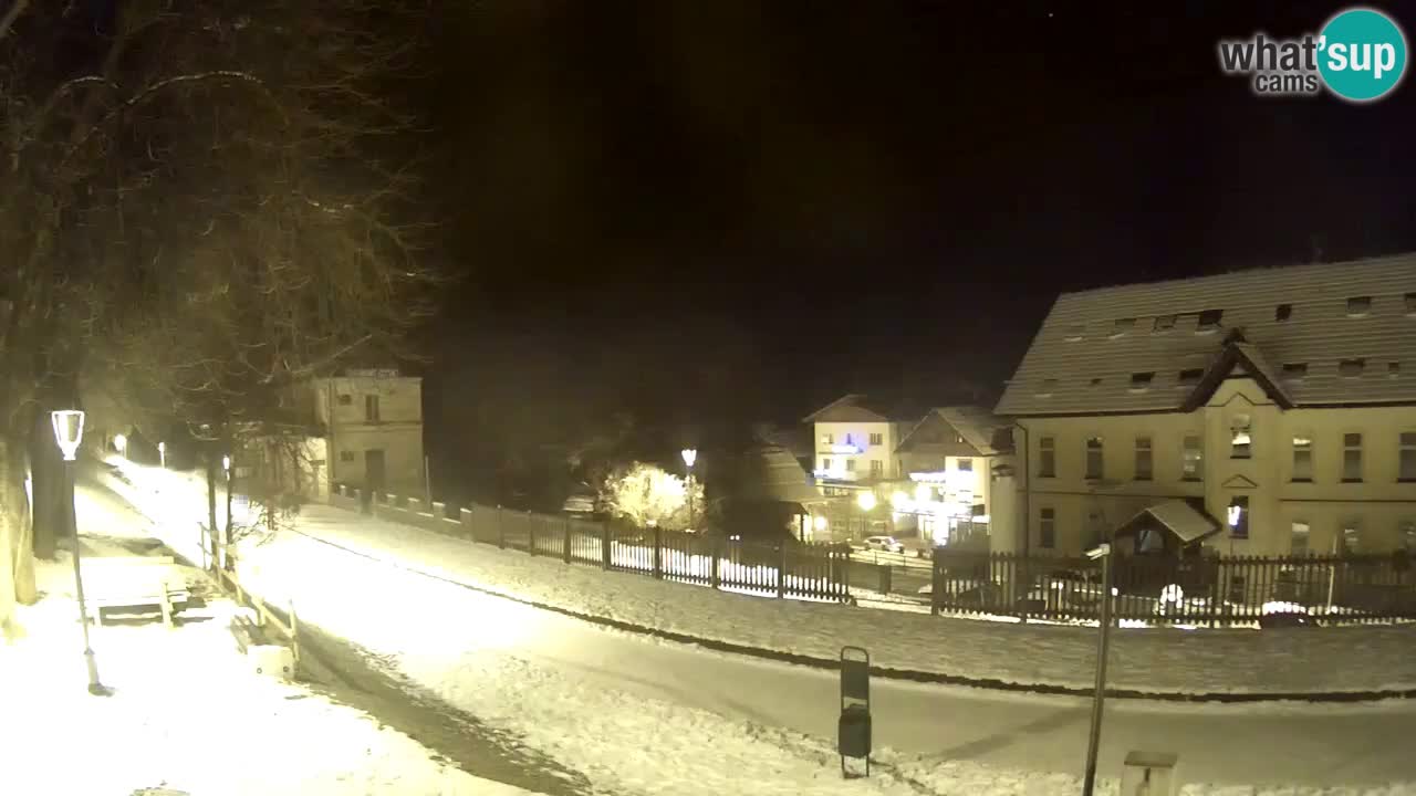 Tarvisio Live webcam – pista ciclabile e il gruppo del Mangart