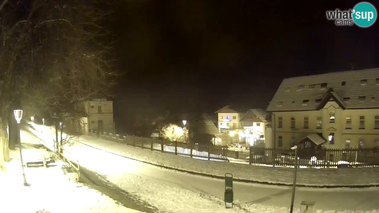 Tarvis webcam – Radweg und Mangart