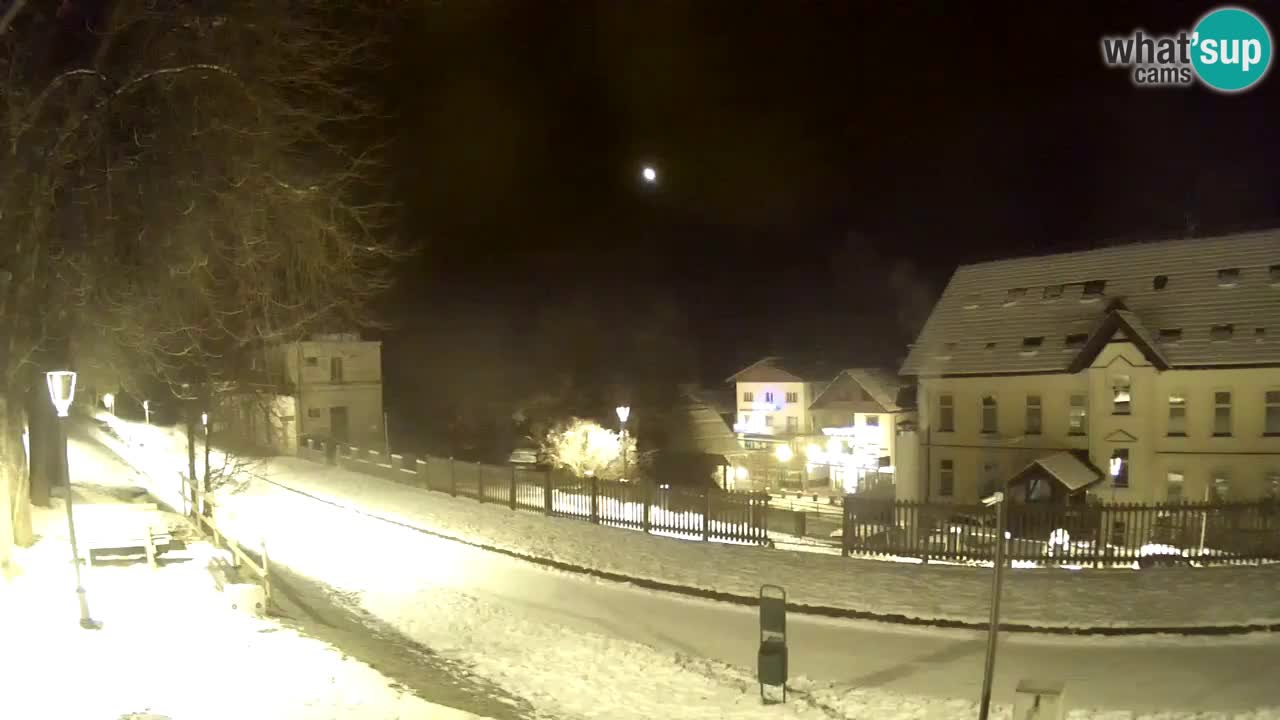 Tarvisio Live webcam – pista ciclabile e il gruppo del Mangart