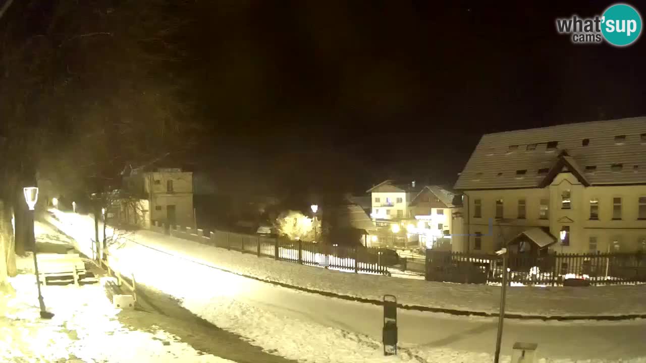 Tarvisio webcam – Bicycle lane and Mangart mountain