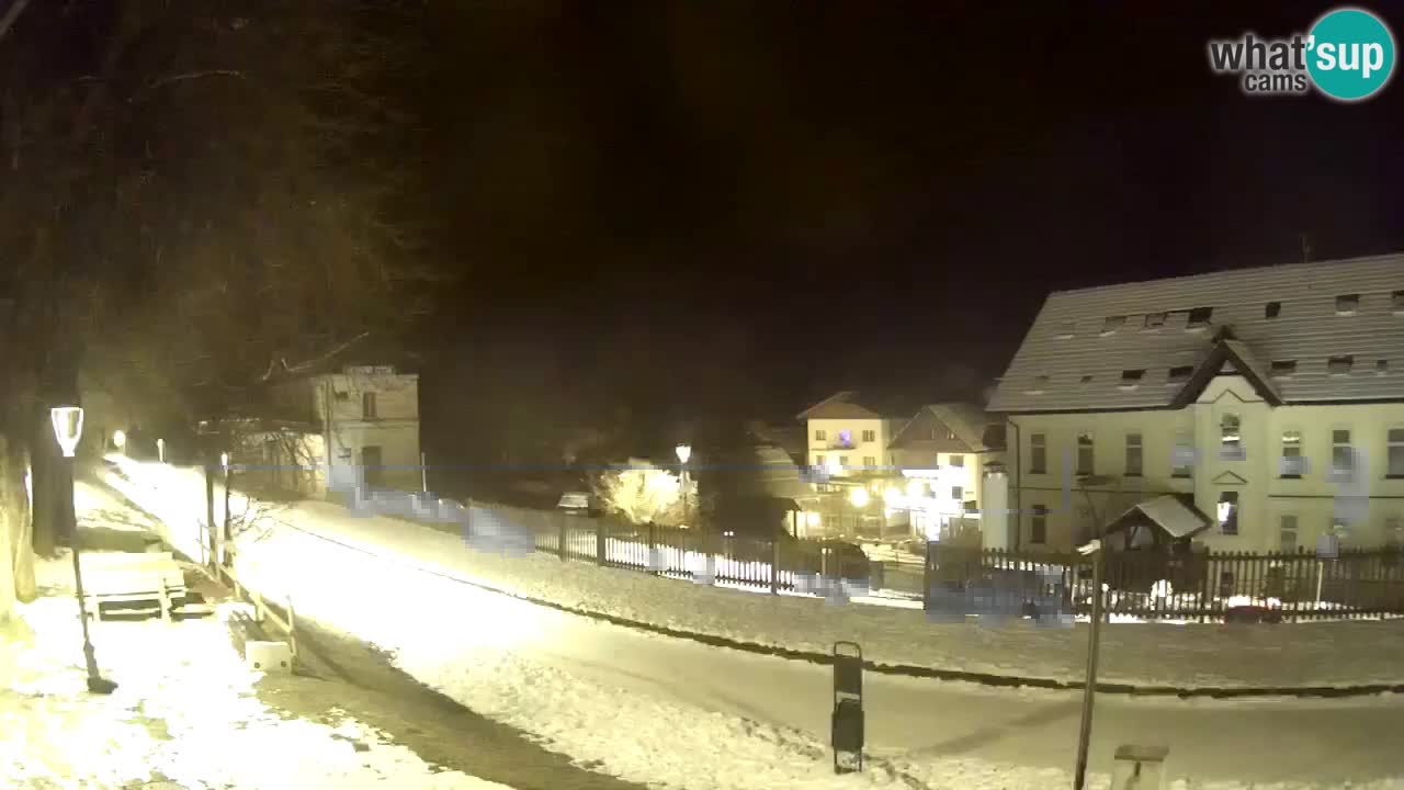 Tarvisio webcam – Bicycle lane and Mangart mountain