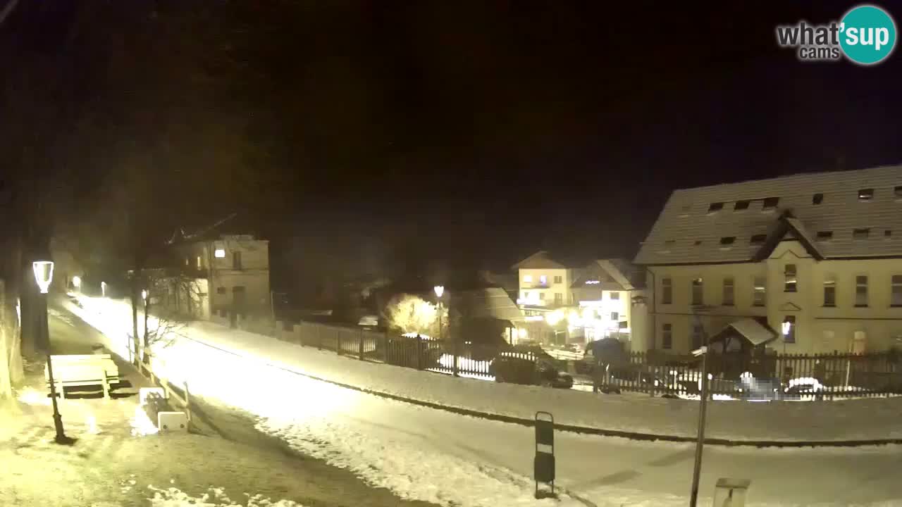 Tarvisio Live webcam – pista ciclabile e il gruppo del Mangart