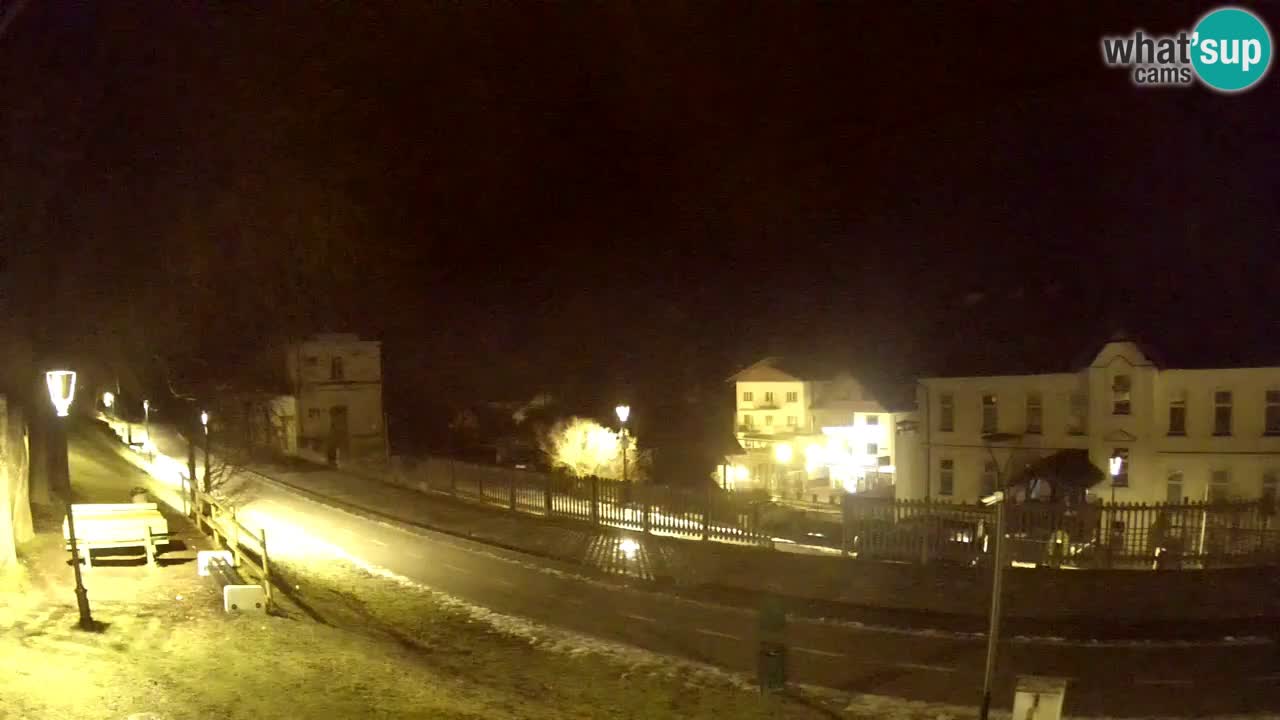 Tarvis webcam – Radweg und Mangart