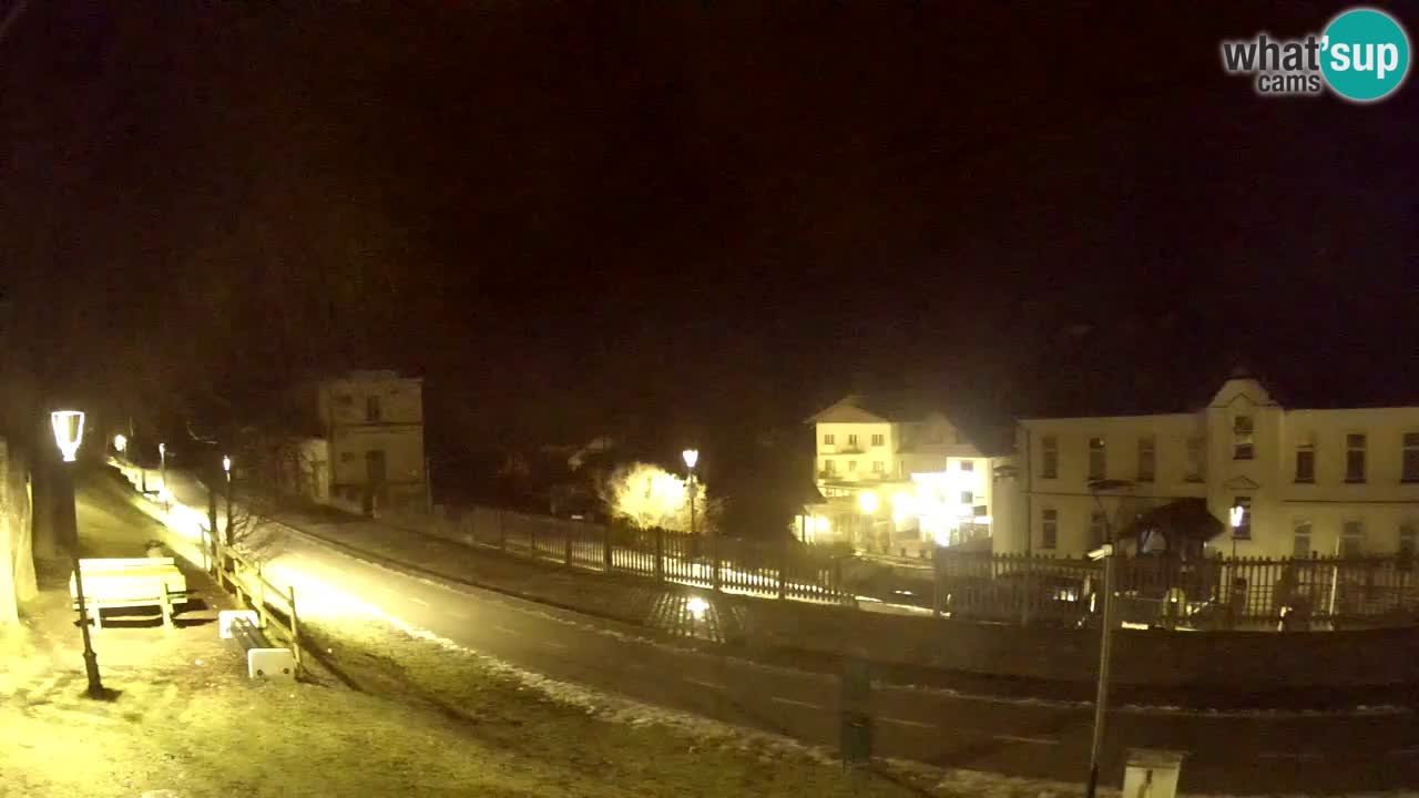 Tarvisio Live webcam – pista ciclabile e il gruppo del Mangart