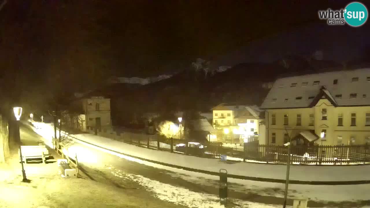 Tarvisio webcam – Bicycle lane and Mangart mountain