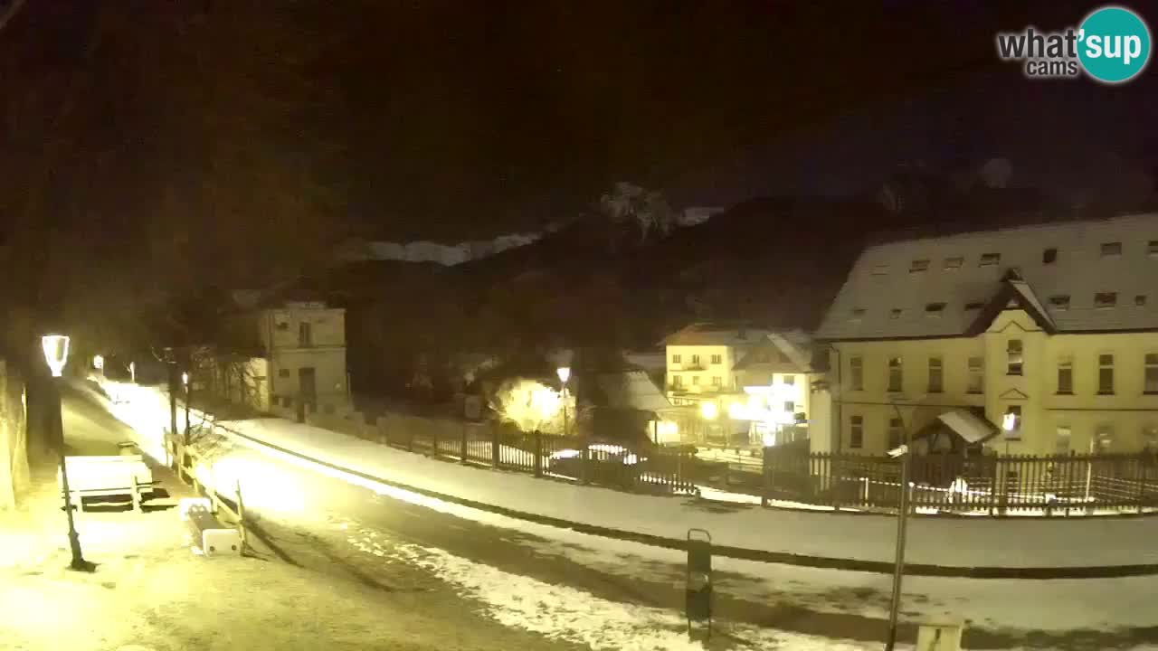 Tarvisio Live webcam – pista ciclabile e il gruppo del Mangart