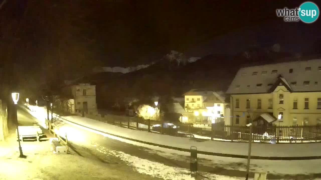 Tarvisio webcam – Bicycle lane and Mangart mountain