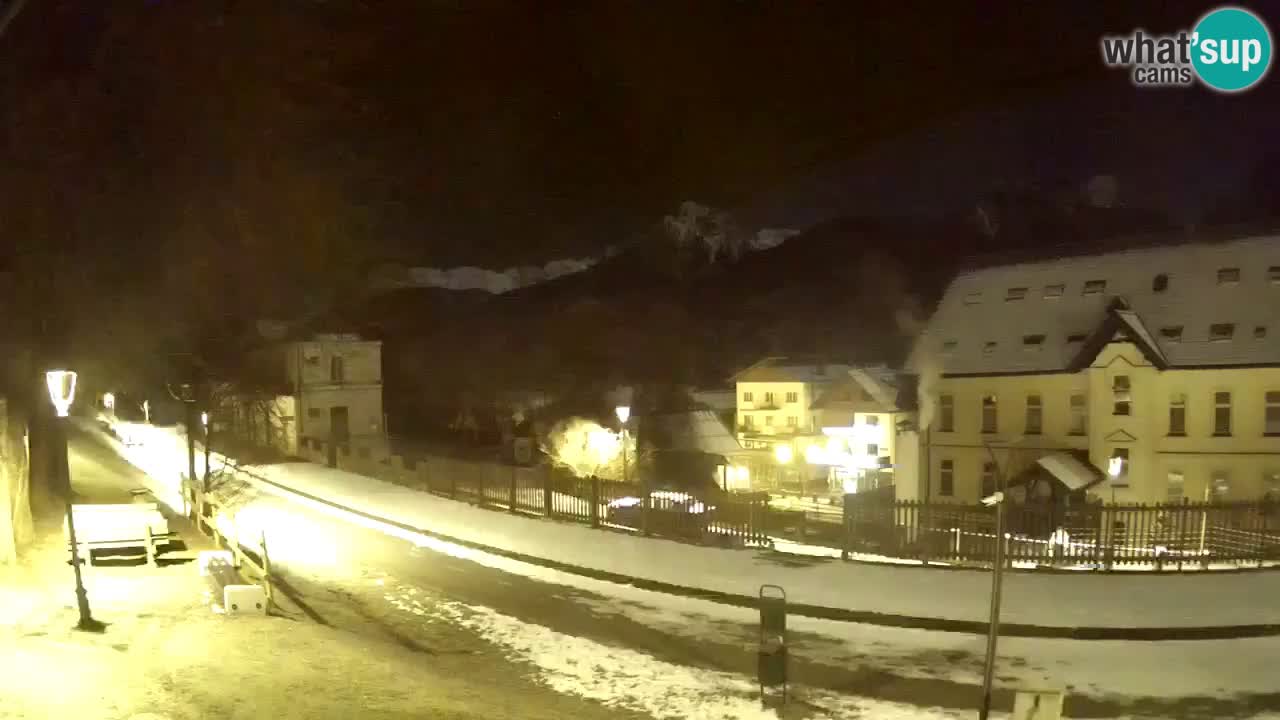 Tarvisio Live webcam – pista ciclabile e il gruppo del Mangart