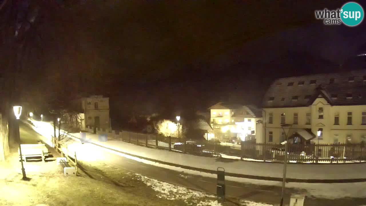 Tarvisio webcam – Bicycle lane and Mangart mountain