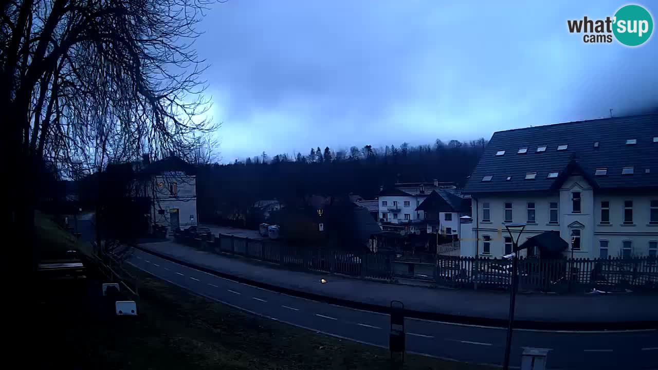 Tarvis webcam – Radweg und Mangart