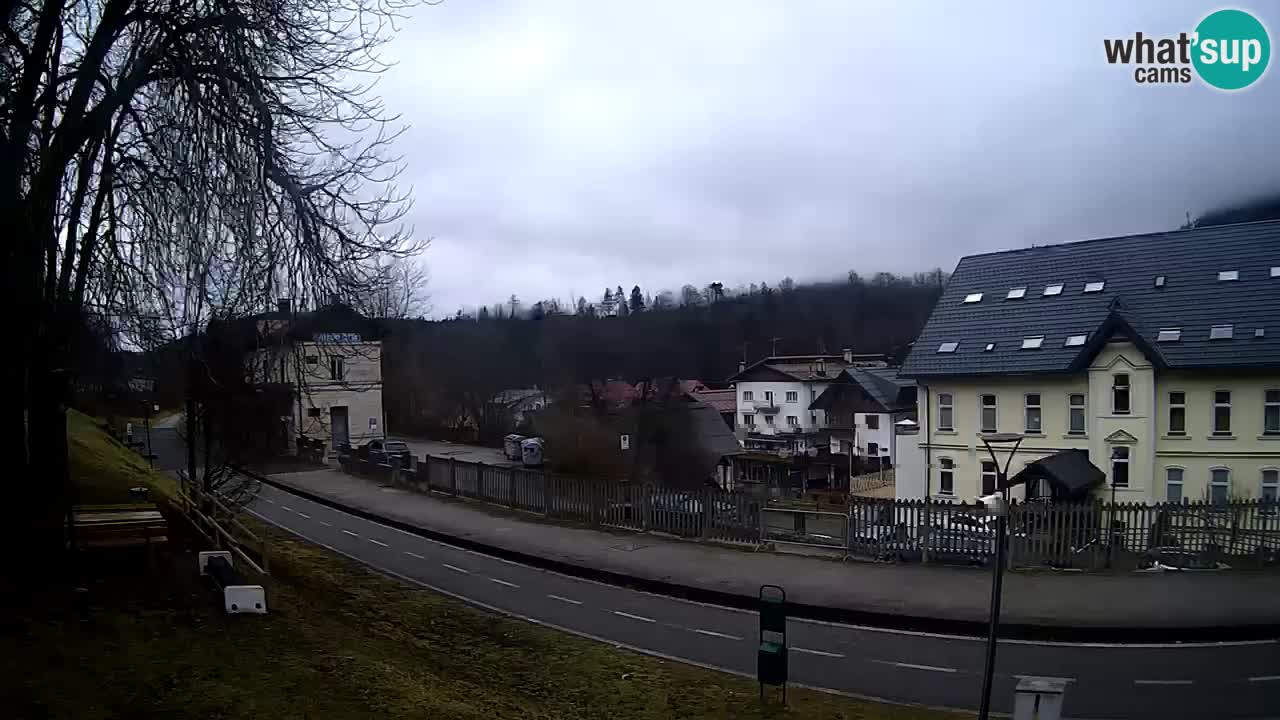 Tarvis webcam – Radweg und Mangart