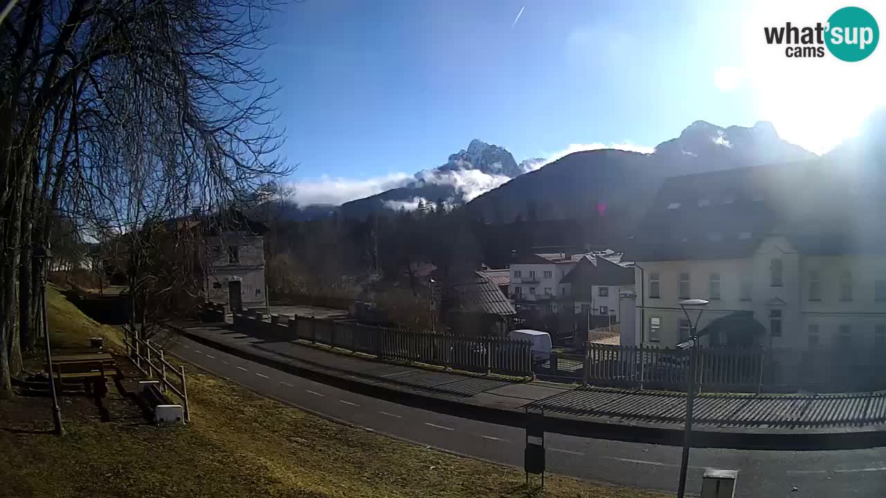 Webcam Tarvisio – piste cyclable e Mangart