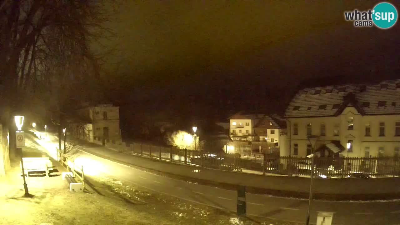 Tarvisio webcam – Bicycle lane and Mangart mountain