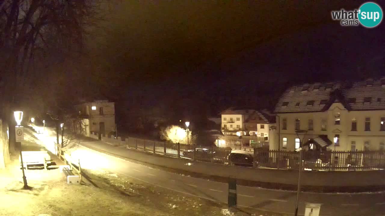 Tarvisio webcam – Bicycle lane and Mangart mountain