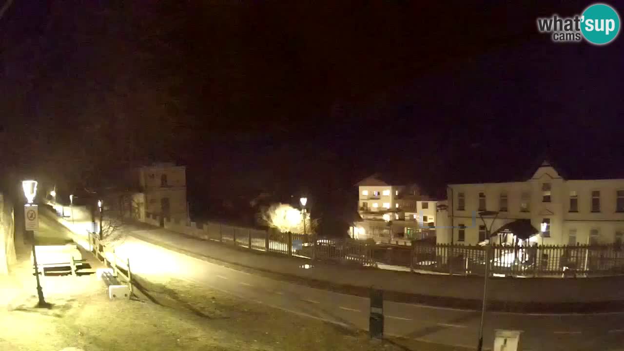 Tarvisio Live webcam – pista ciclabile e il gruppo del Mangart