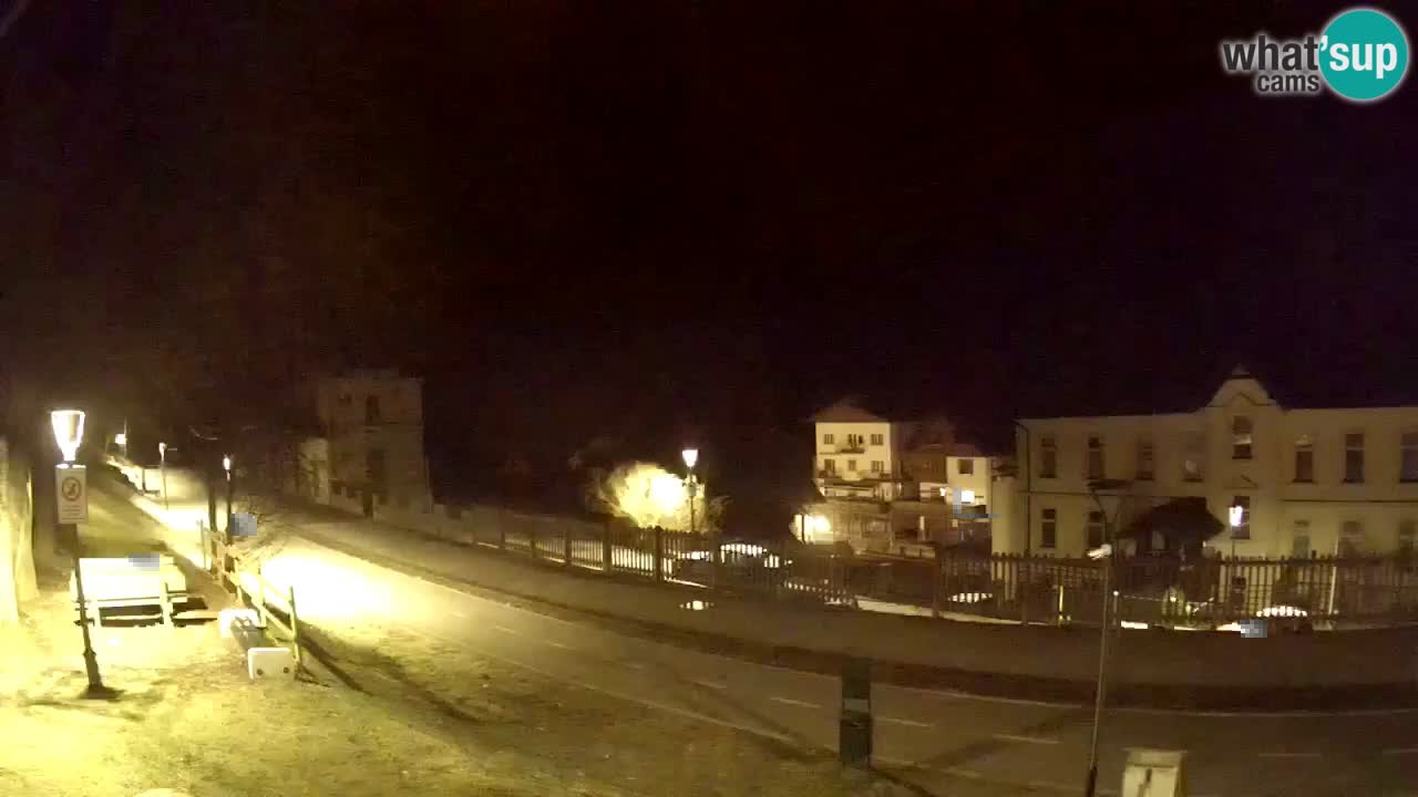 Tarvisio Live webcam – pista ciclabile e il gruppo del Mangart