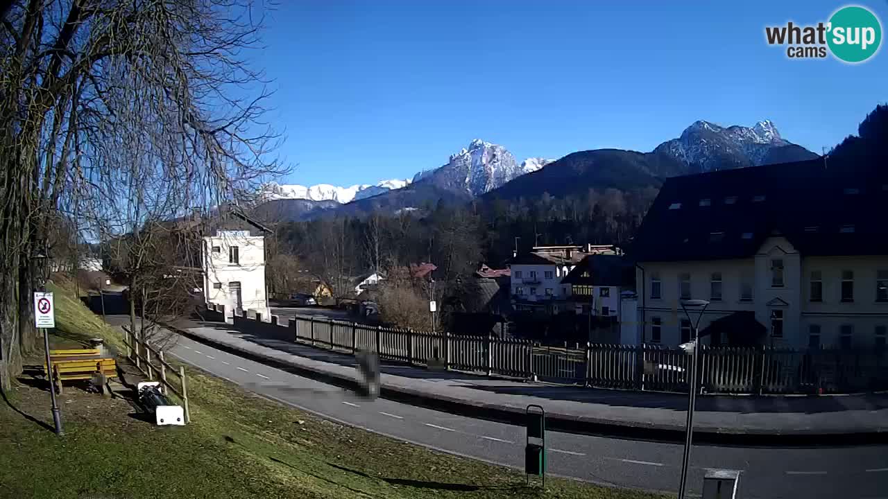 Tarvis webcam – Radweg und Mangart