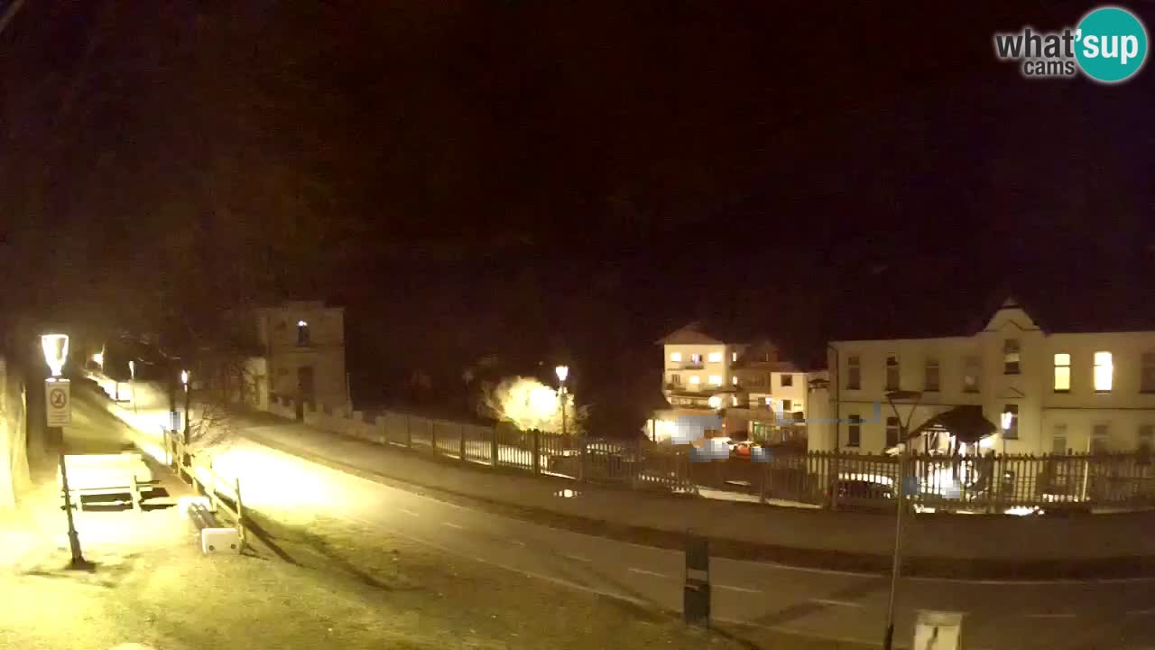 Tarvisio Live webcam – pista ciclabile e il gruppo del Mangart