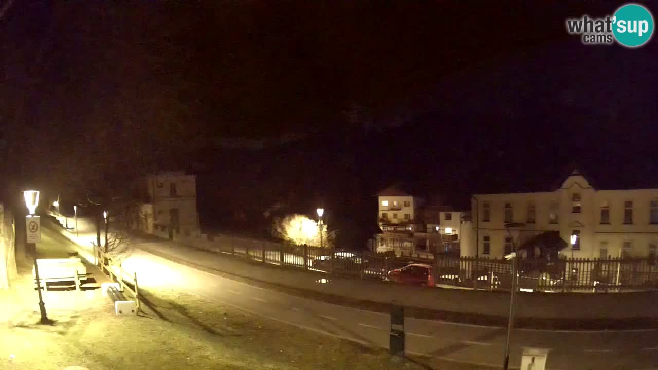 Tarvisio webcam – Bicycle lane and Mangart mountain