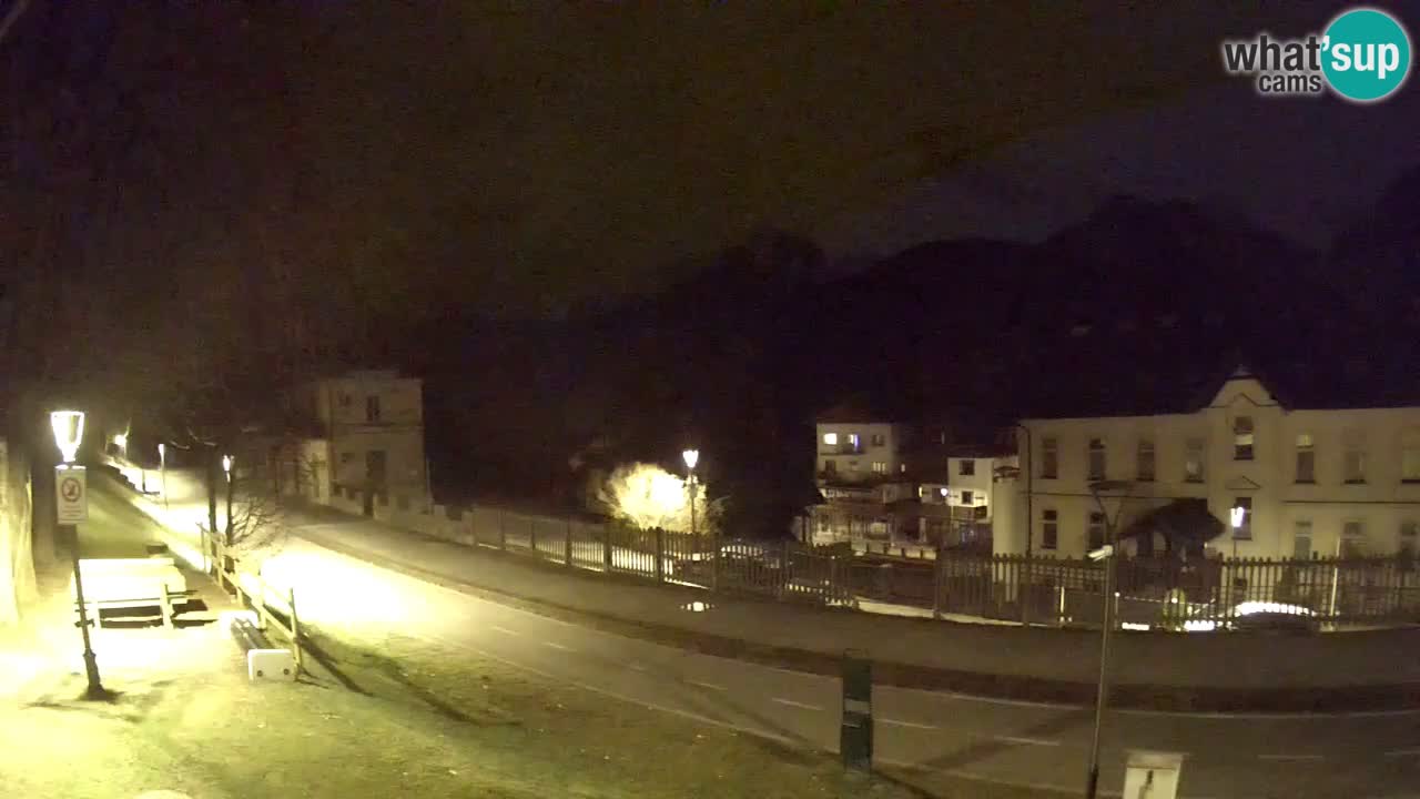 Tarvisio webcam – Bicycle lane and Mangart mountain