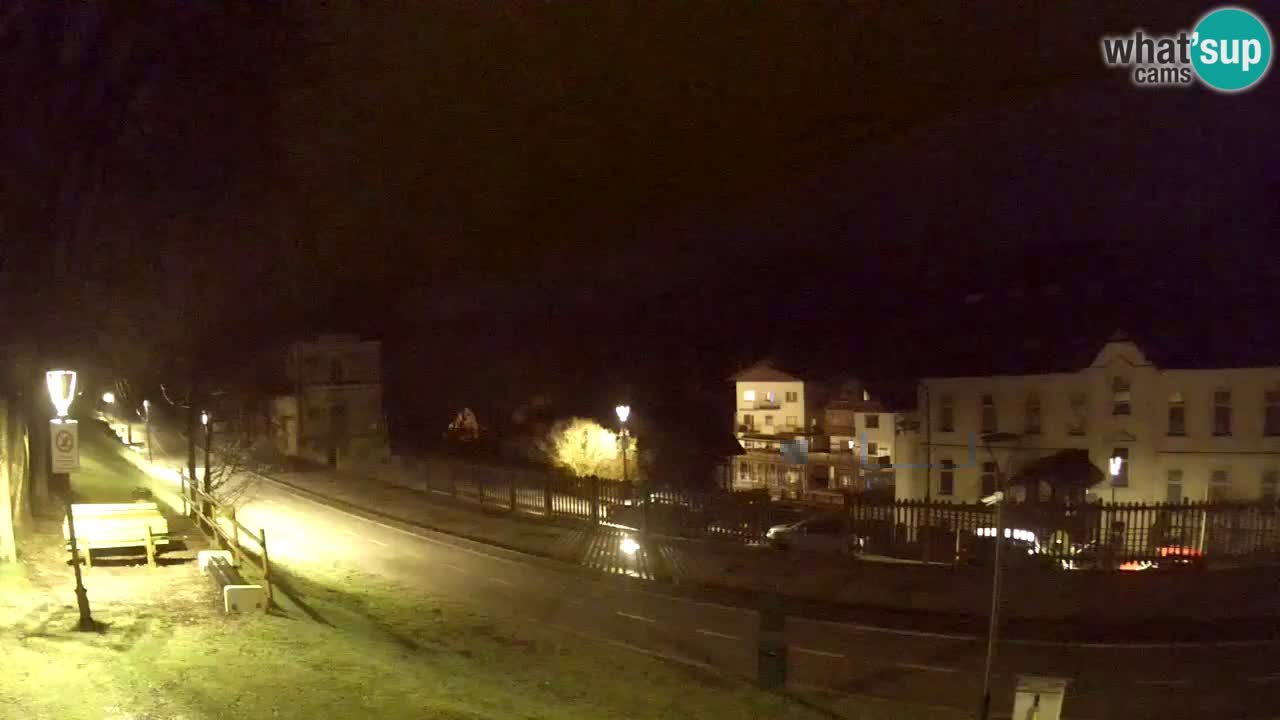 Tarvisio Live webcam – pista ciclabile e il gruppo del Mangart