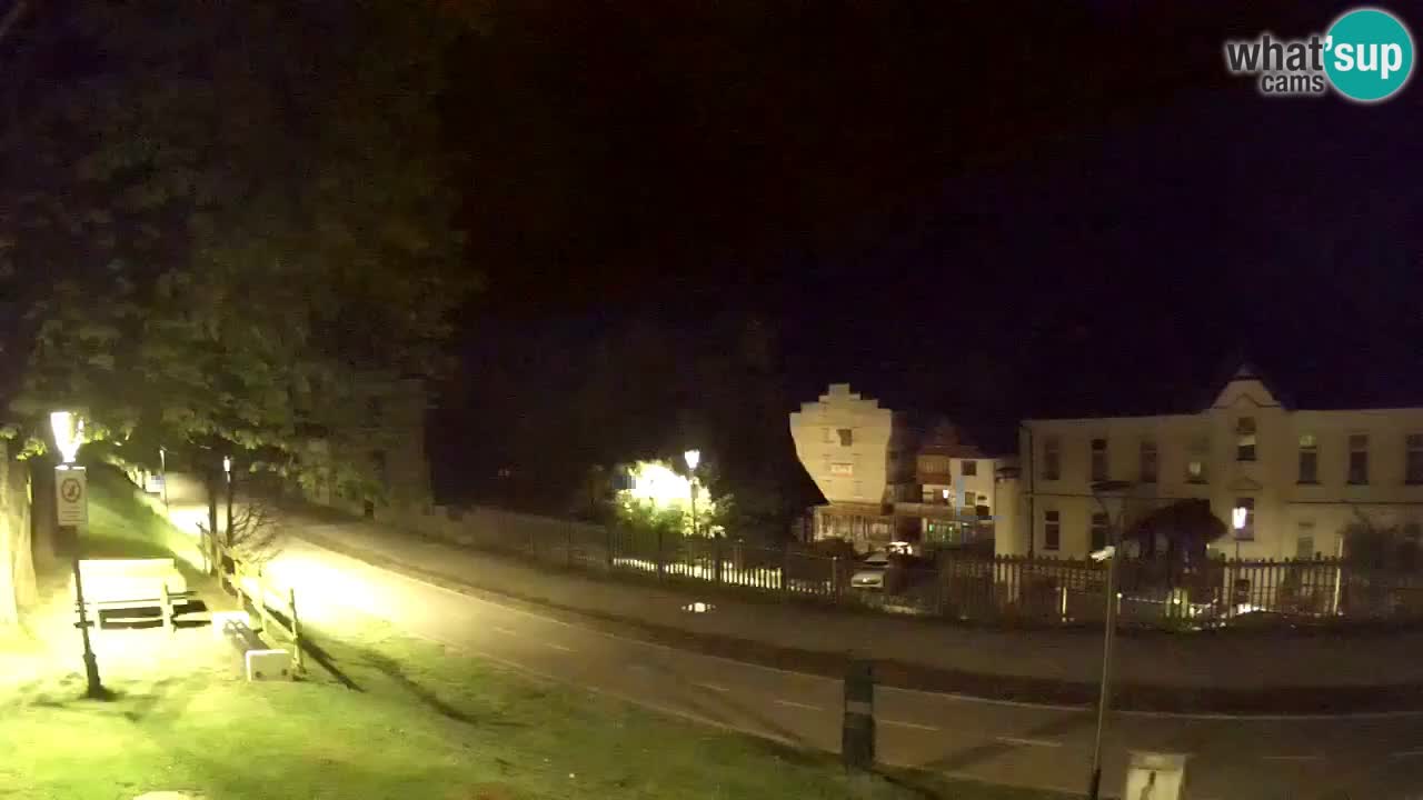 Tarvisio Live webcam – pista ciclabile e il gruppo del Mangart