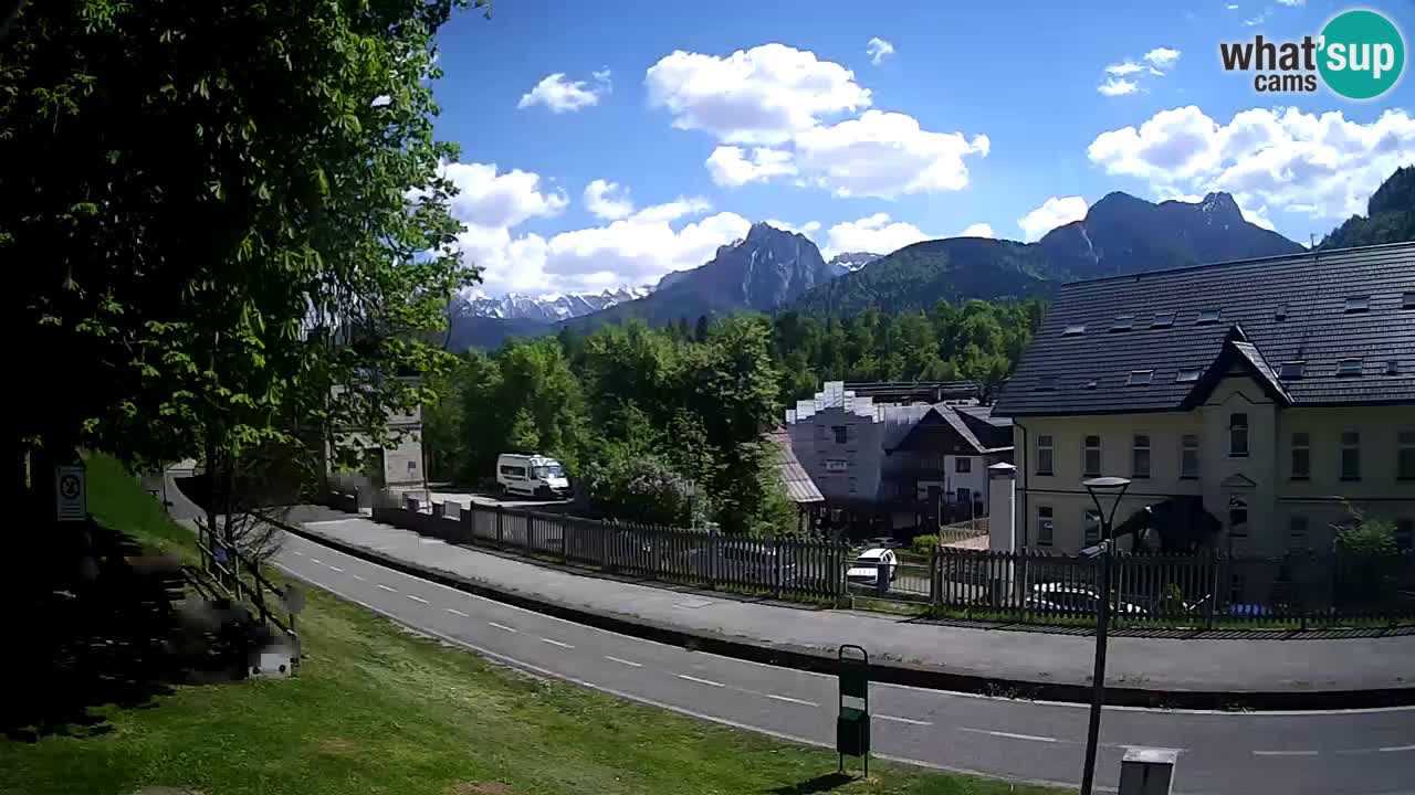 Tarvis webcam – Radweg und Mangart