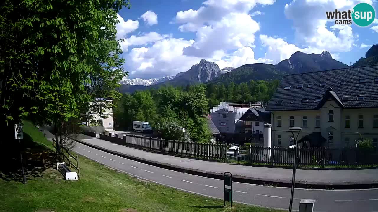 Tarvis webcam – Radweg und Mangart