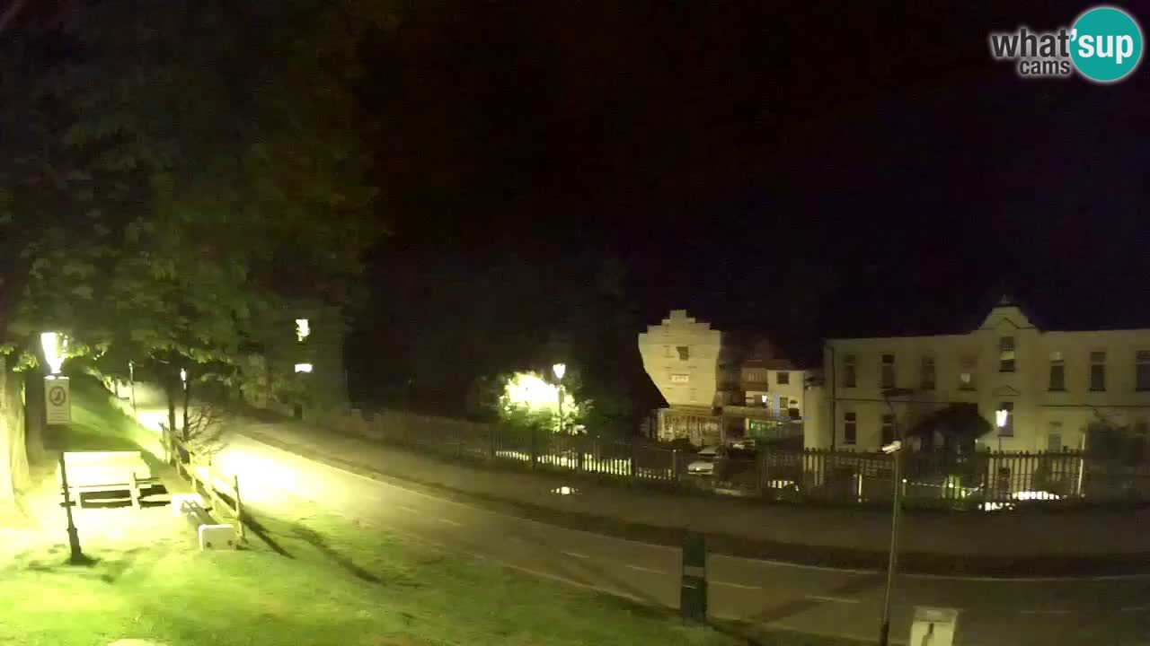 Tarvisio Live webcam – pista ciclabile e il gruppo del Mangart