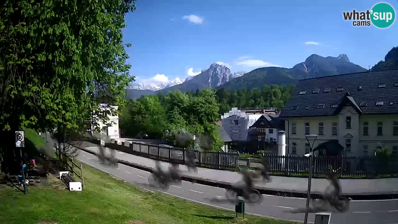 Trbiž kamera u živo – biciklistička staza i Mangart