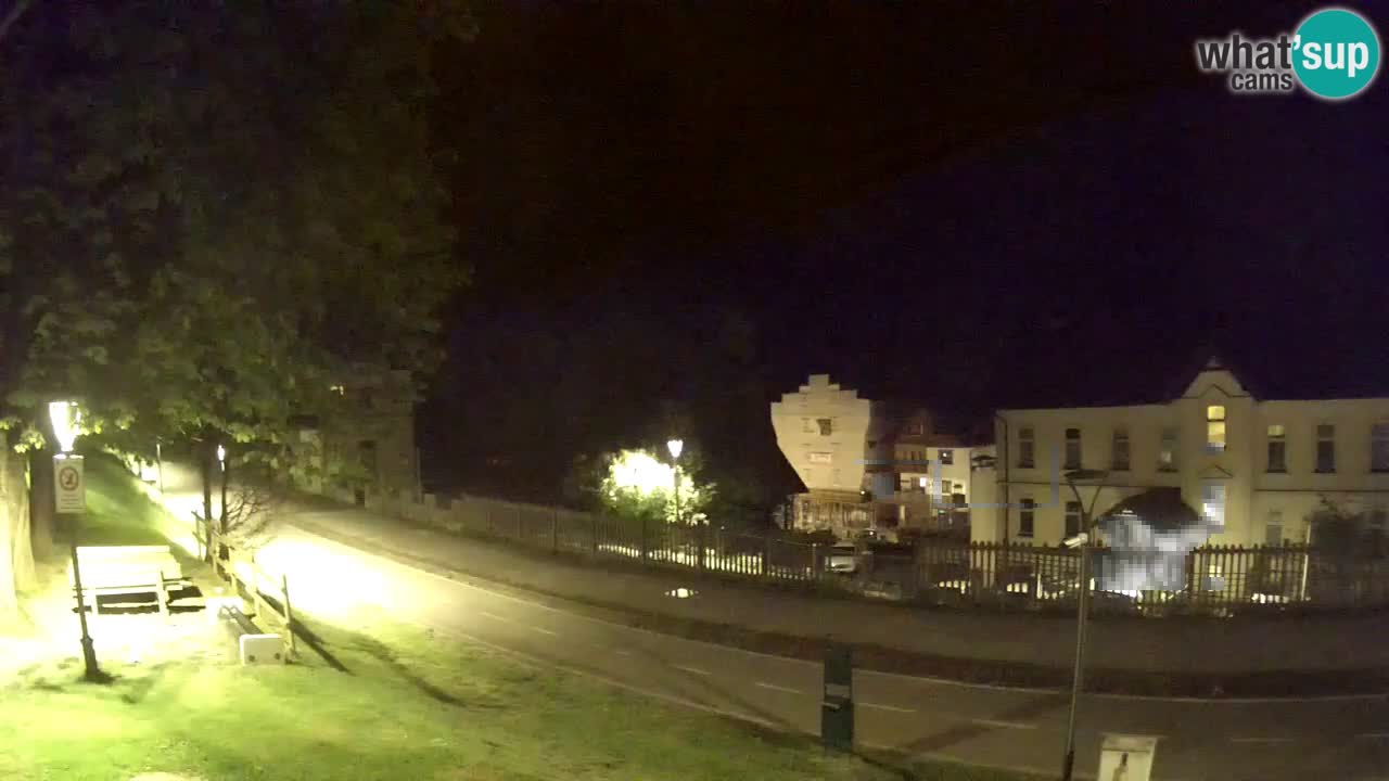 Tarvis webcam – Radweg und Mangart