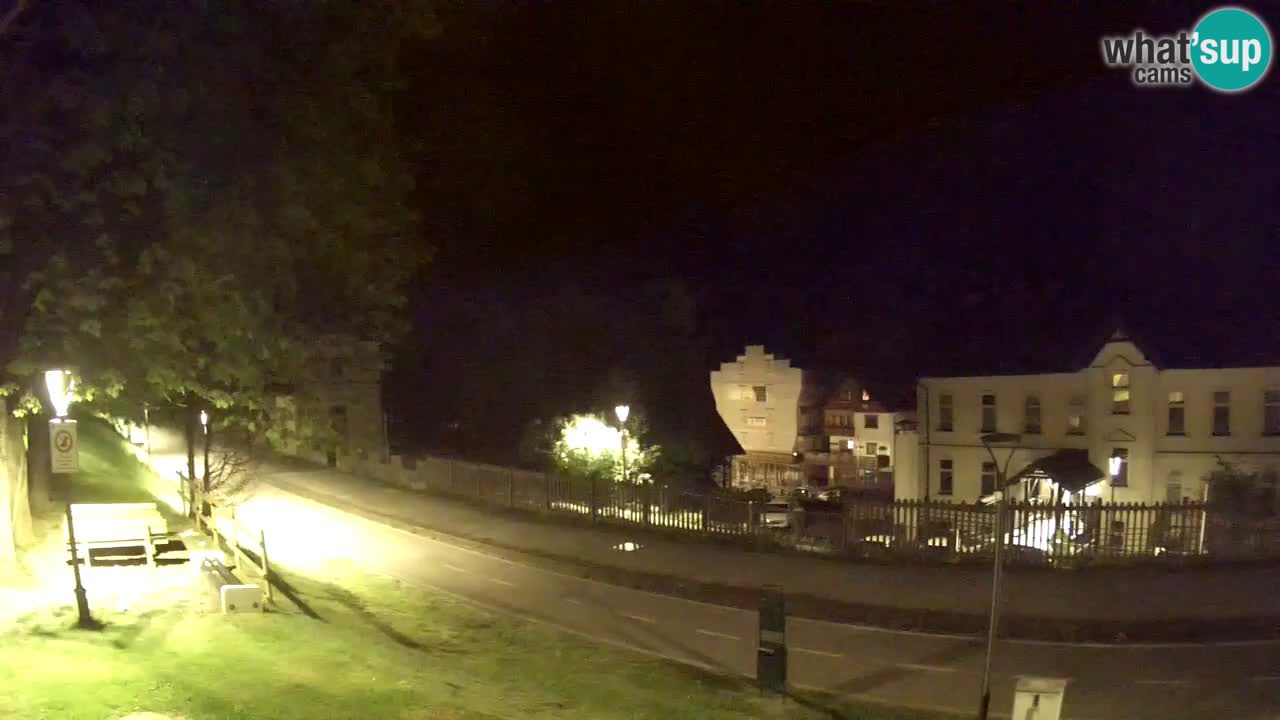 Tarvis webcam – Radweg und Mangart