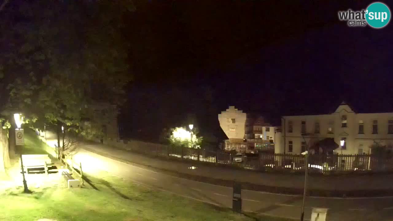 Tarvisio webcam – Bicycle lane and Mangart mountain
