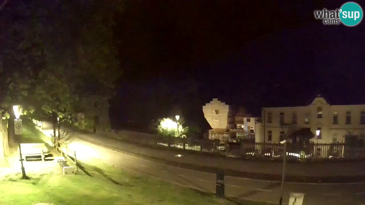 Tarvisio webcam – Bicycle lane and Mangart mountain