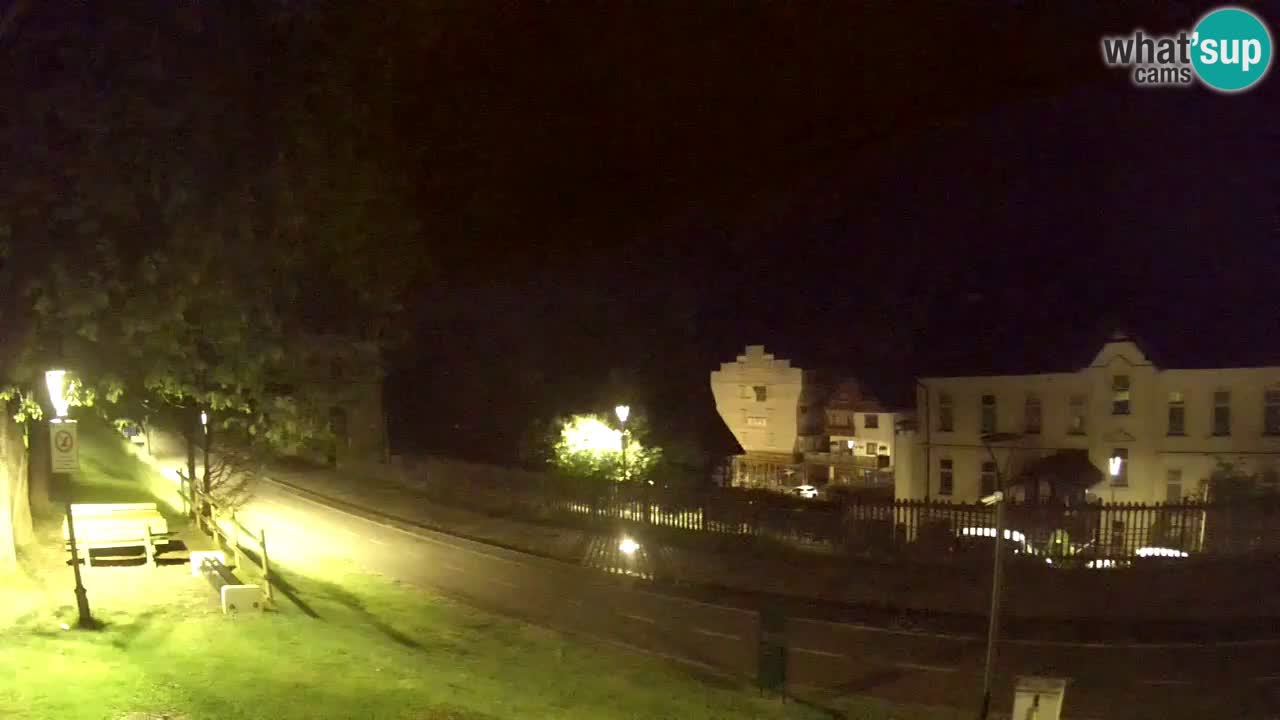 Trbiž kamera v živo – kolesarska pot in Mangart v ozadju