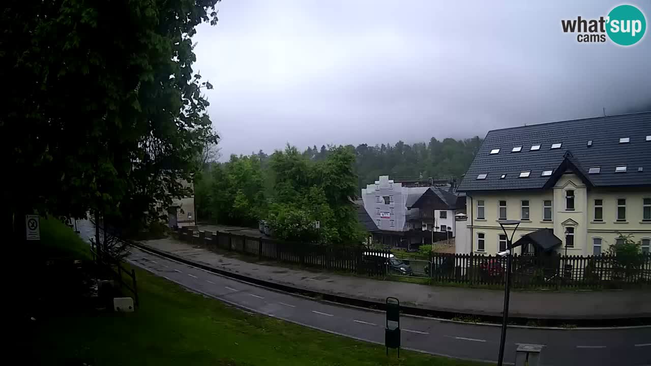 Tarvis webcam – Radweg und Mangart
