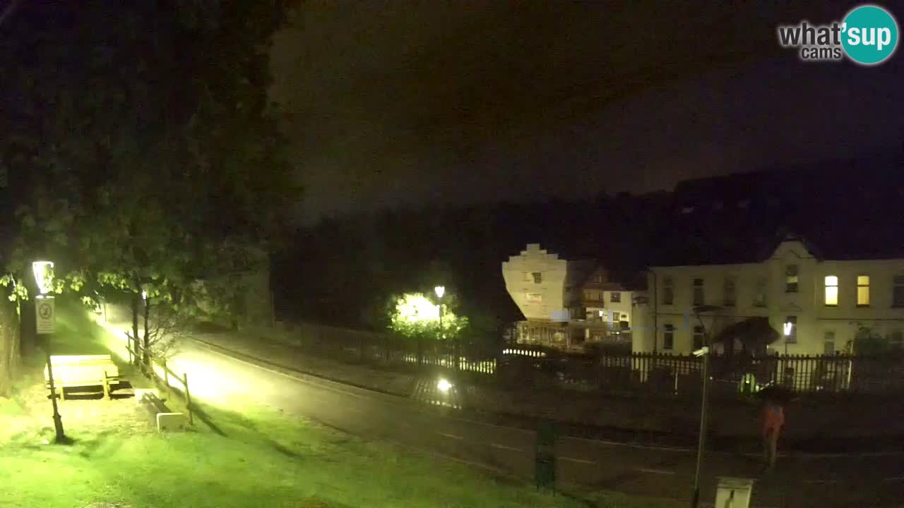 Tarvisio Live webcam – pista ciclabile e il gruppo del Mangart