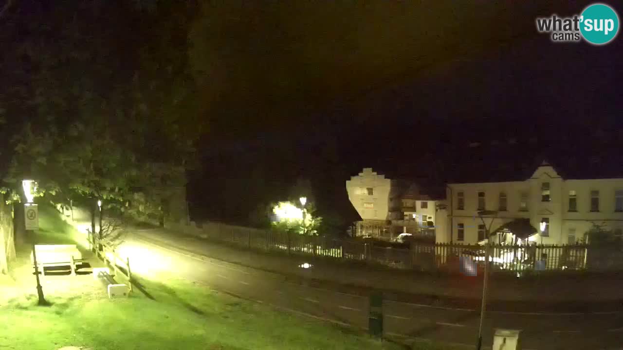 Tarvisio webcam – Bicycle lane and Mangart mountain
